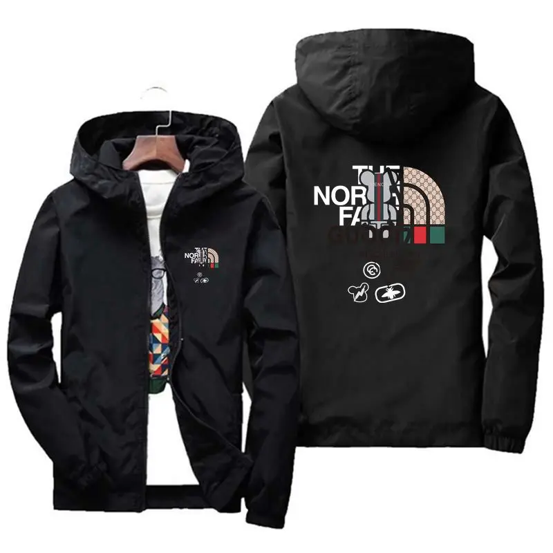 

2023 New Spring And Autumn Brand Men's Windproof Zipper Jacket Casual High Quality Hooded Baseball Jacket Outdoor Sports Jacket