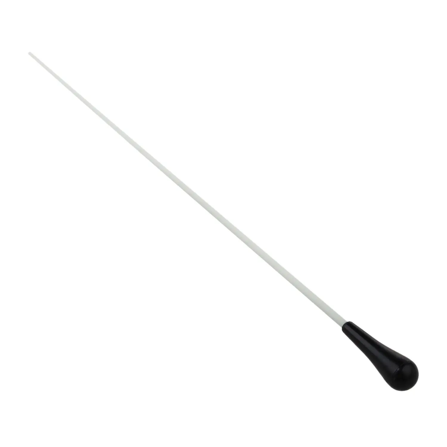 

New Black ABS Handle Musical Music Conductor Baton Gift White 15inch