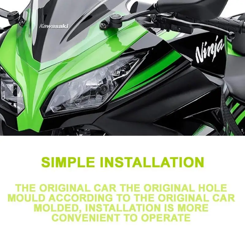 Аэродинамические крылышки для мотоцикла спойлер клей крыльев Kawasaki 300 250 EX300 2013-2017