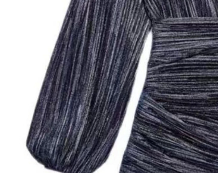 Women Dress 2022 Spring and Summer New Ruffled Bright Line V-neck Pleated Mini Dress 1 Women Dress 2022 Spring and Summer New Ruffled Bright Line V-neck Pleated Mini Dress 1