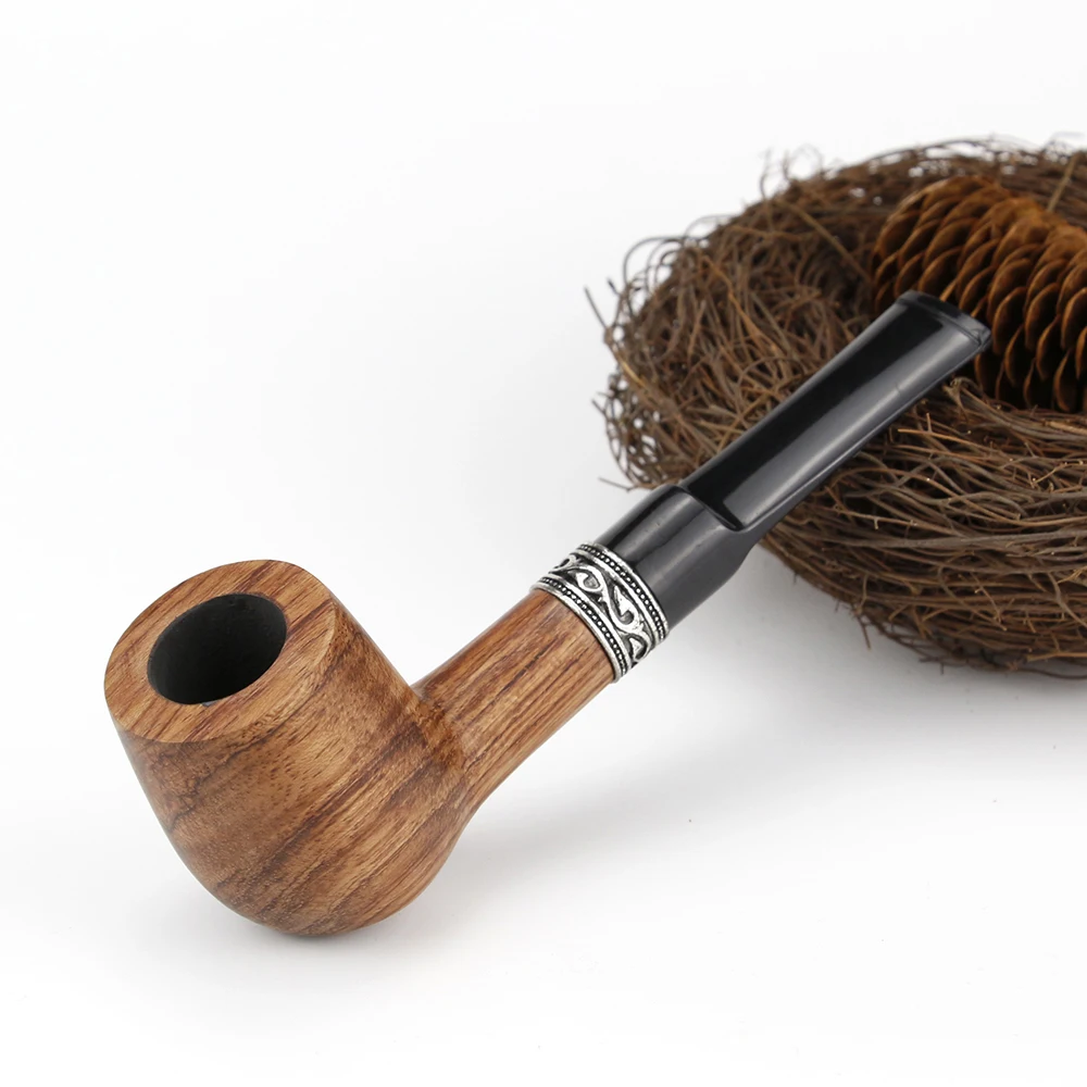 

Классические сандалии, деревянная курительная трубка, 9 мм, фильтр, прямая деревянная трубка, курительная трубка ручной работы, подарочный набор