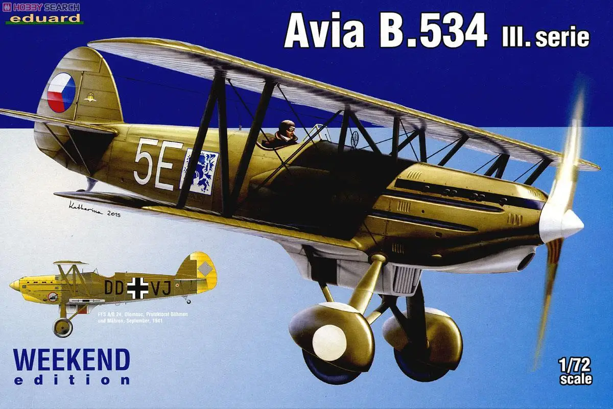 

Eduard EDU7429 1/72 scale Avia B.534 III. serie model kit