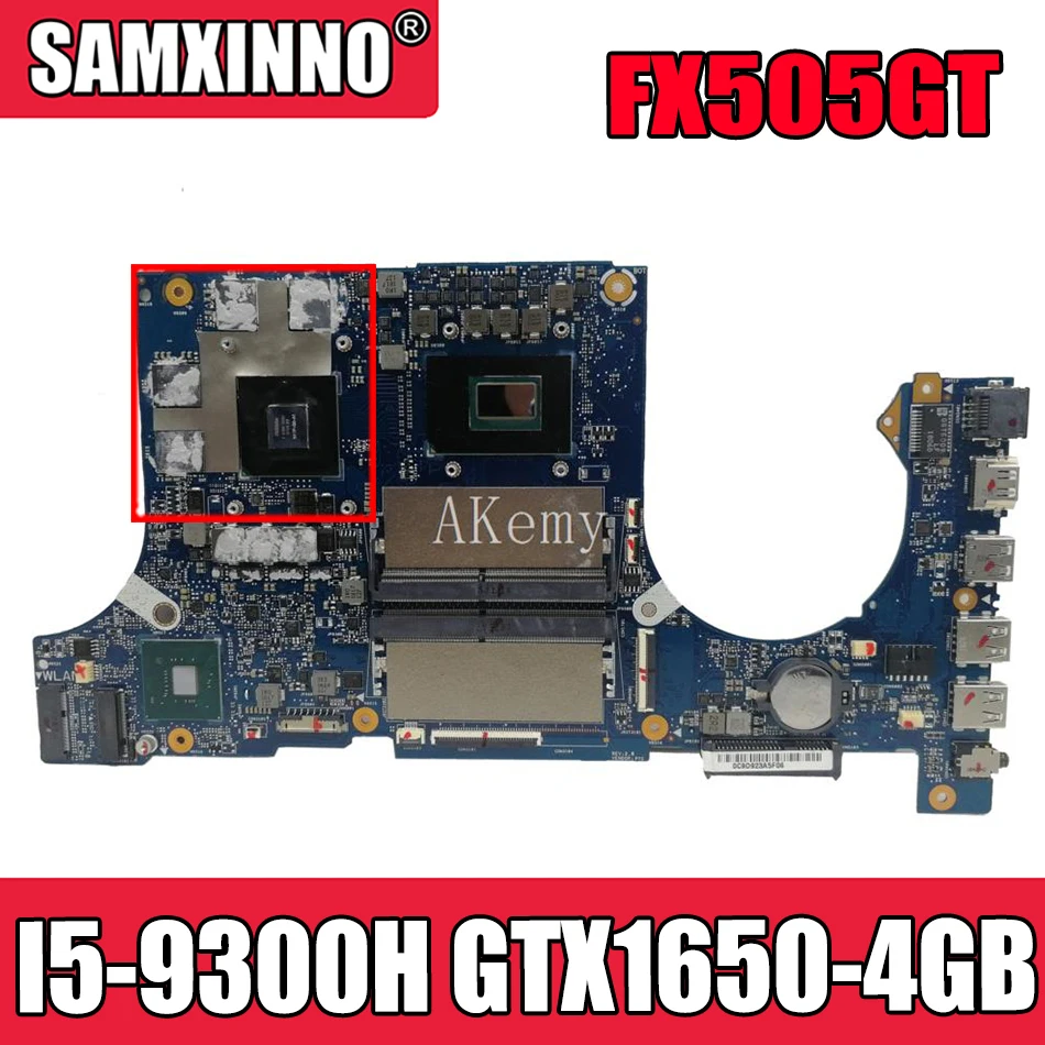 

Материнская плата Akemy FX505GT для ноутбука ASUS TUF Gaming FX505GT FX505G FX95GT FX95G, оригинальная материнская плата I5-9300H GDDR5