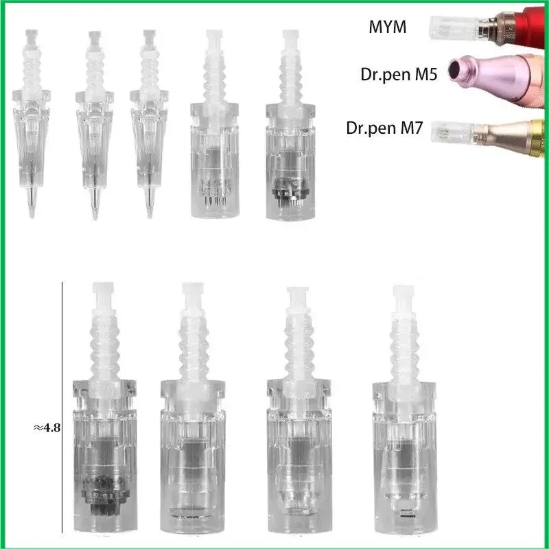 

10pcs Derma Pen Bayonet Needles Cartridge For Dr pen N2/M5/M7 Nano/9 Pin/12 Pin/36 Pin/42 Micro Needle Replacement Head