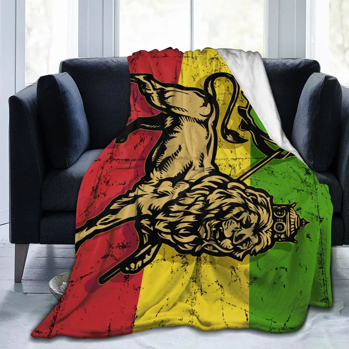 

Soft Warm Flannel Blanket Lion Of Judah Flag Travel Portable Winter Throw Thin Bed Sofa Blanket