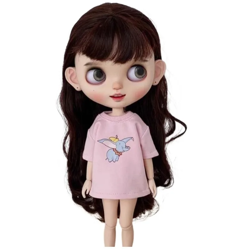 BBIKG341 новые стили кукла по индивидуальному заказу розовая одежда футболка
