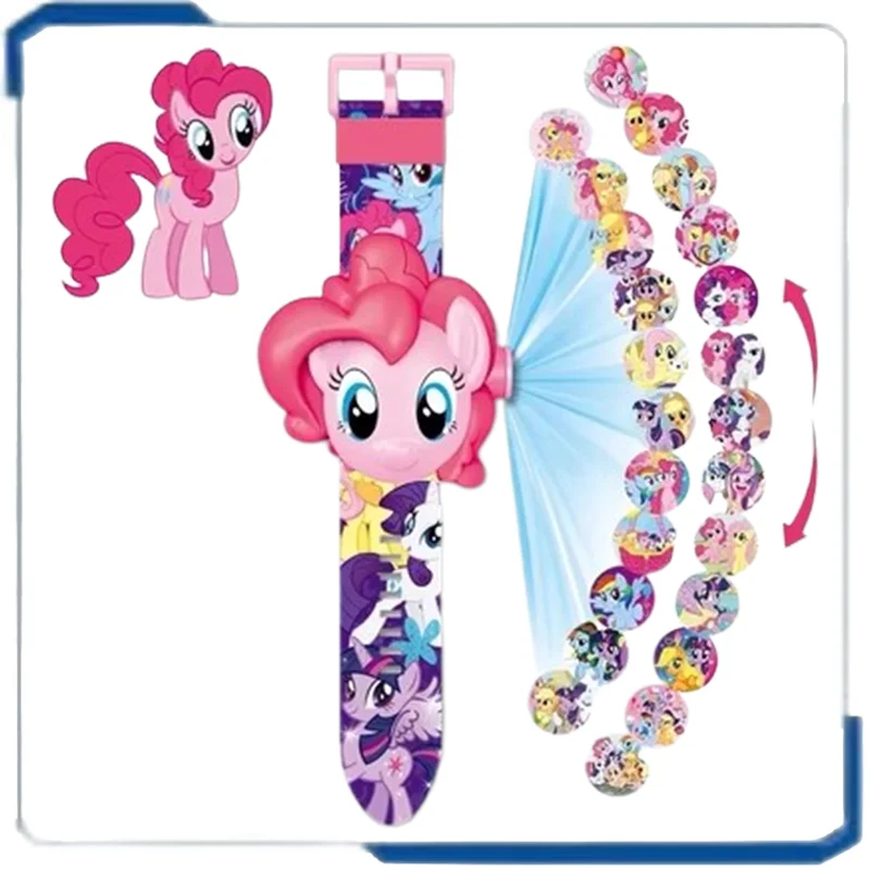 

Cartoon Projection Light-up Watch Spider Man Queen Elsa Iron Man Different Style Models Electronic Projection Watch