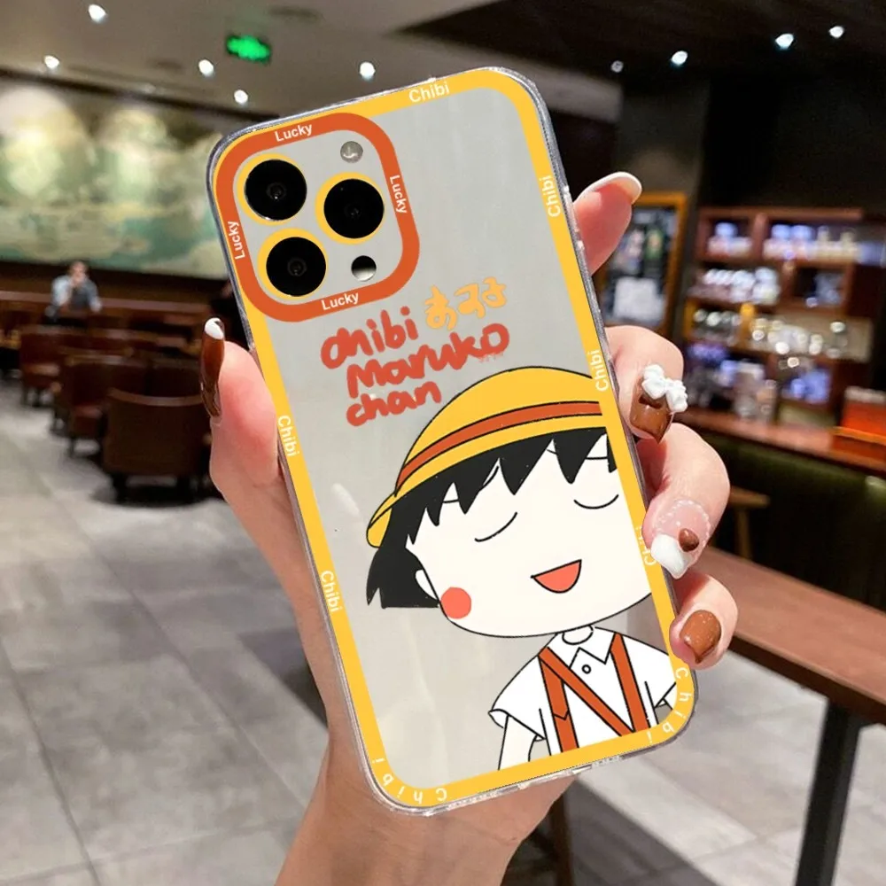 C-Chibi M-Maruko C-Chan Phone Case For IPhone 11 12 13 14 15 Pro Promax Plus Mini 16 16plus 16promax