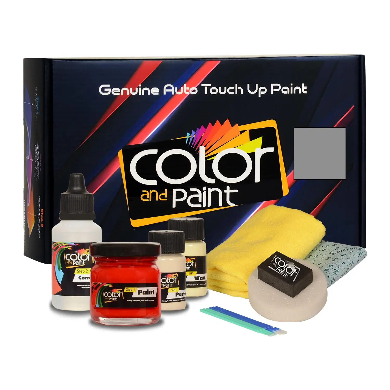 

Color and Paint compatible with Ford America Automotive Touch Up Paint - MEDIUM GRAPHITE SEMI-GLOSS-U-plus Care