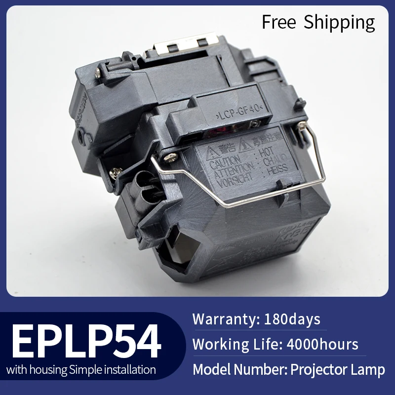 

Projector Lamp ELPLP54 for EPSON EX31 EX71 EX51 EB-S72 EB-X72 S7 X7 W7 S82 S8 X8 W8 X8e EH-TW450 PowerLite HC 705HD 79 S7 S8+ W7