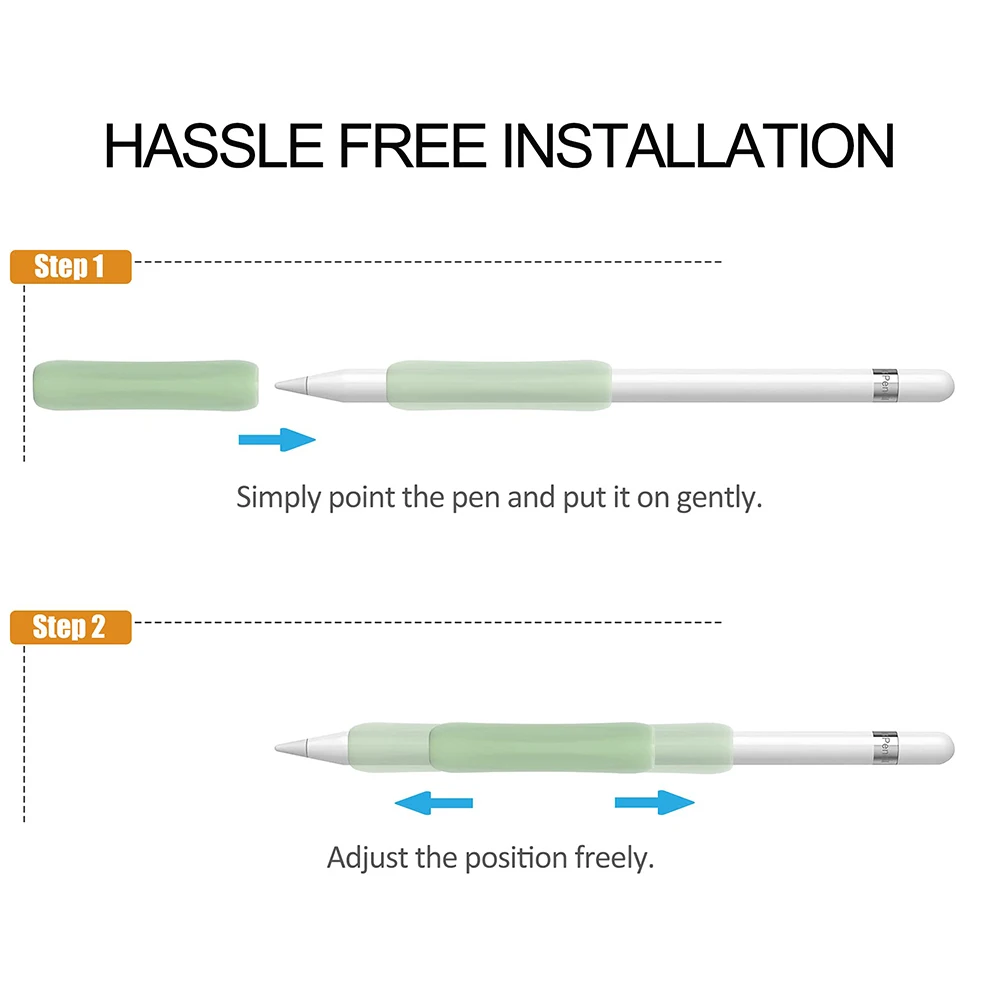 For Apple Pencil case Universal Soft Silicone Non-slip protection Case 1st 2nd Generation apple pen Accessories |