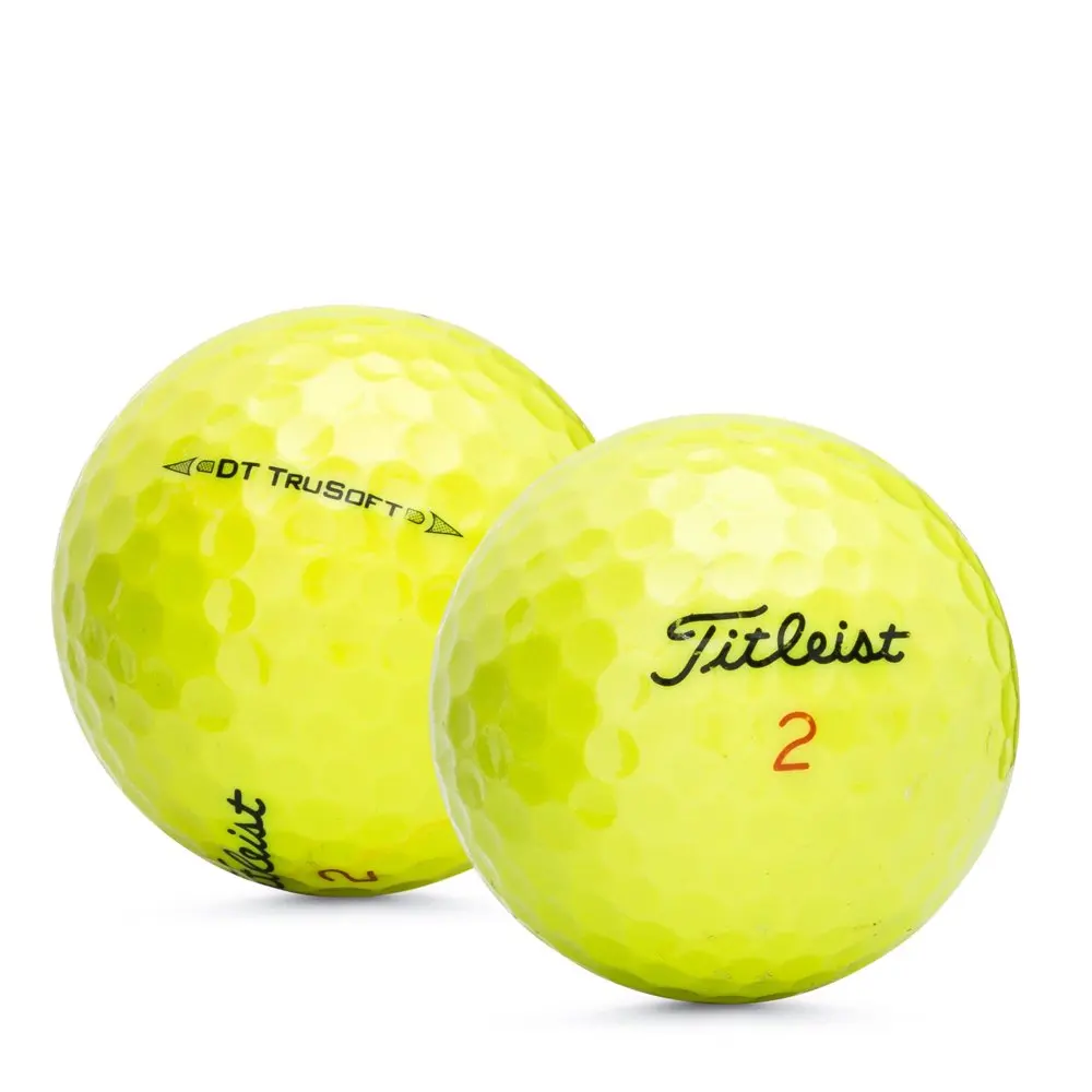 

DT TruSoft Golf Balls, Yellow, AAAA Quality, 12 Pack, by Golf