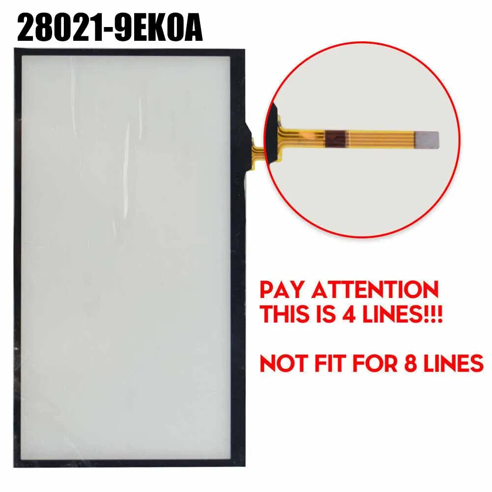 

1 Set Navigation LCD Touch Replacement Resistive Touch Screen Fit For Nissan Versa Sentra 2018-2019 #28021-9EK0A