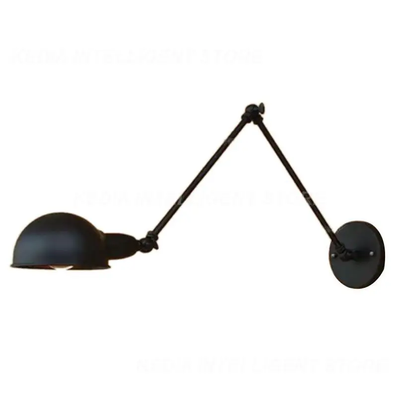 

Nordic Loft Industrial Long Swing Arm Wall Lamp Retro Iron Adjustable Wandlamp Fixture Vintage Edison Bulb Loft Fixture Lamp