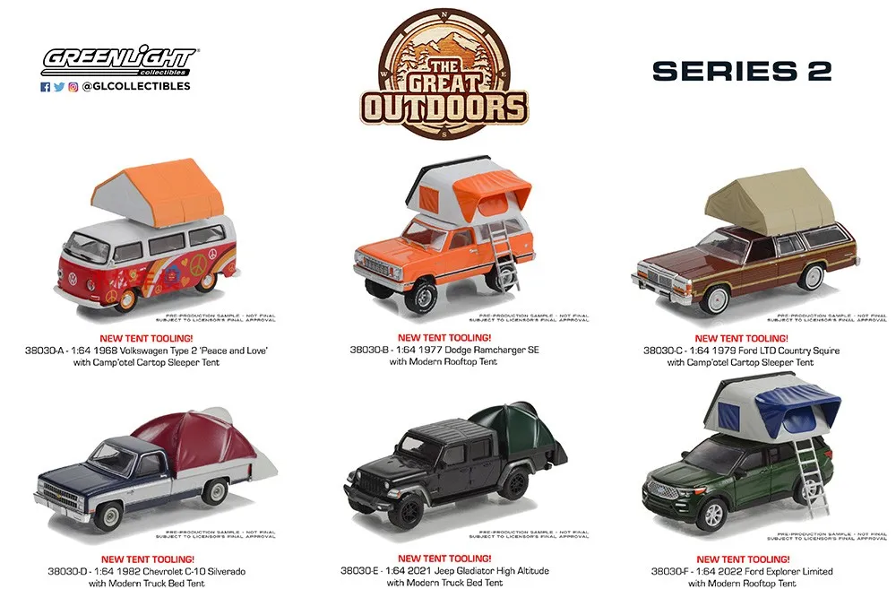 

GreenLight 1:64 модель автомобиля серии Great Outdoor