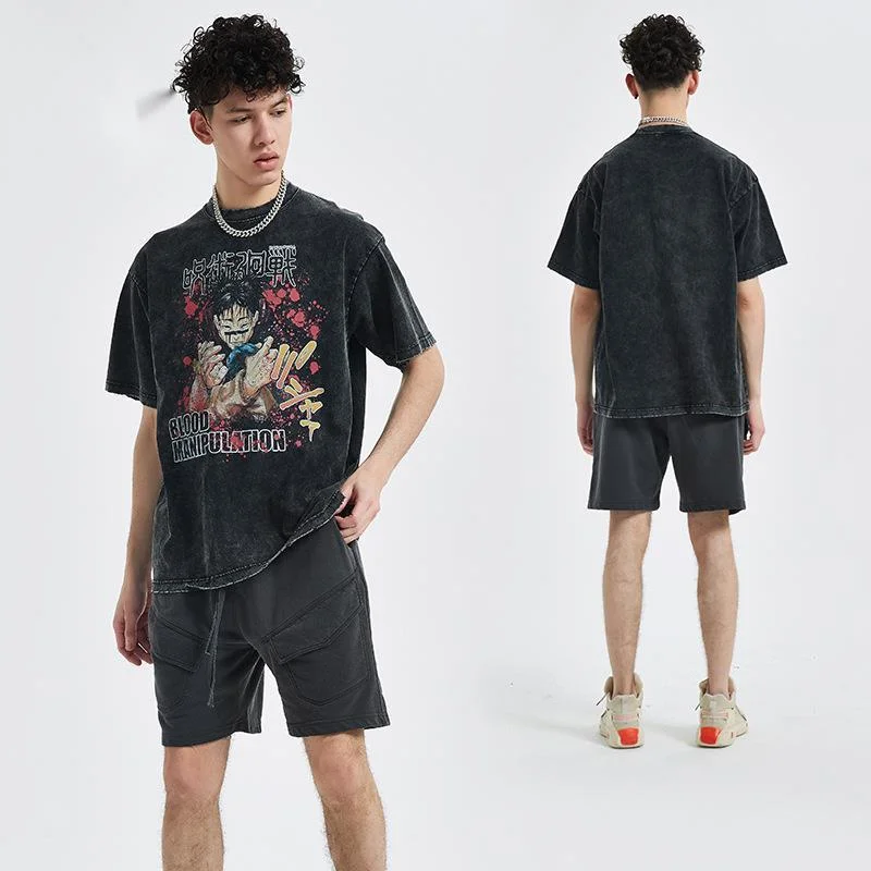 

Artie мужская одежда | Новая футболка с мультипликационным принтом из мультфильмов для пожилых мужчин, темная модная мужская футболка