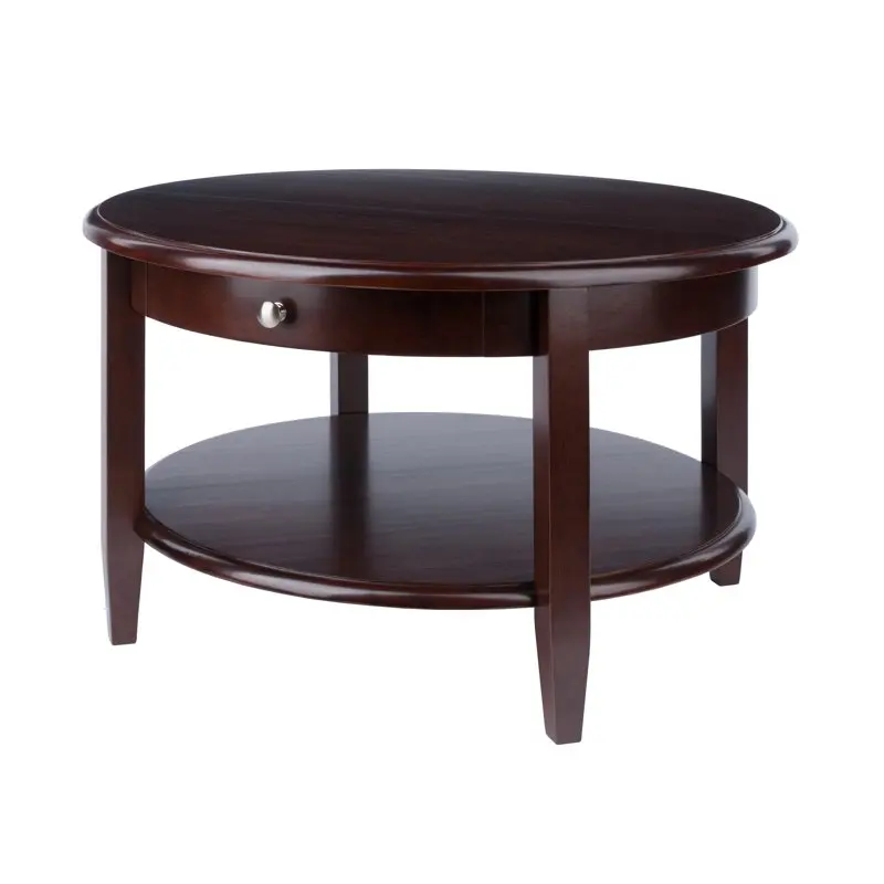 

Round Coffee Table, Walnut End table for bedroom Table top Small coffee table Mesas Tea table Small end table
