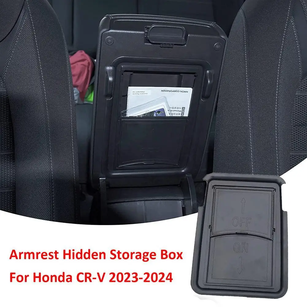 

For Honda CR-V 2023-2024 Front Center Console Hidden Storage Armrest Interior Concealed Box Car Interior Modification Accessorie