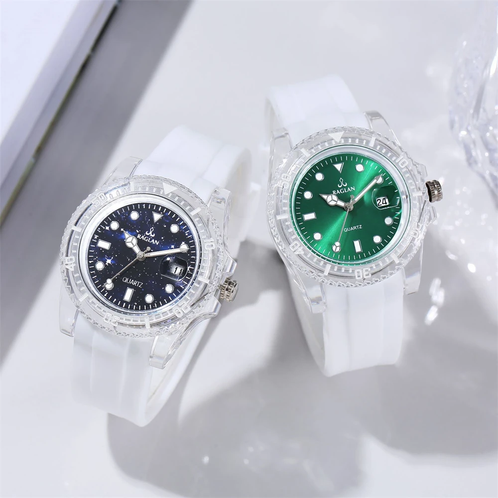 Часы наручные женские кварцевые с силиконовым ремешком роскошные модные милые