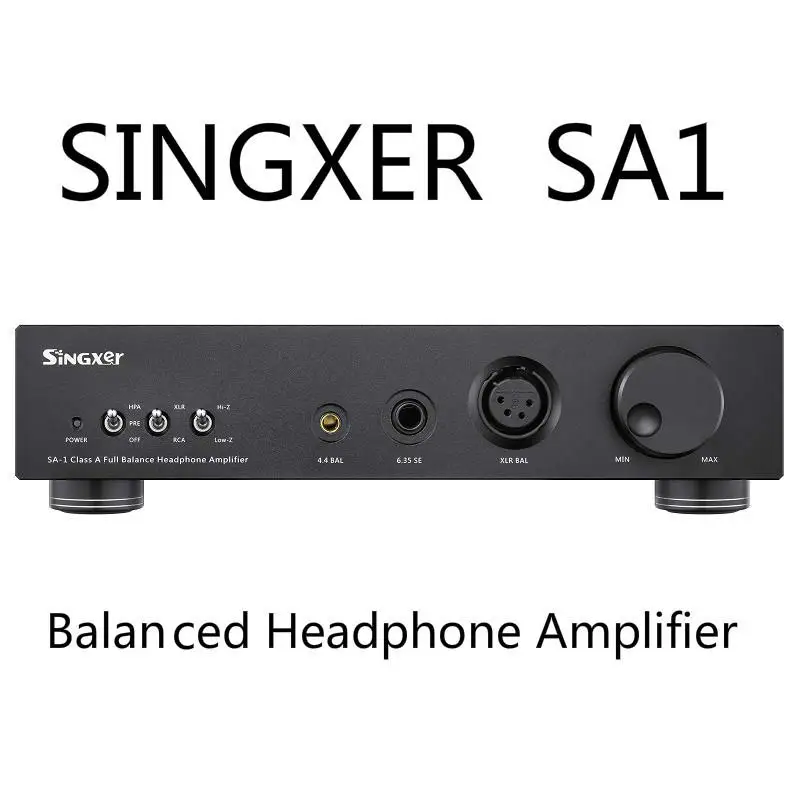 Фото Усилитель для наушников Singxer SA-1: полностью симметричный дискретный усилитель/предусилитель класса А SA1 с поддержкой XLR/6.35мм/4.4мм и многопортовым интерфейсом №1