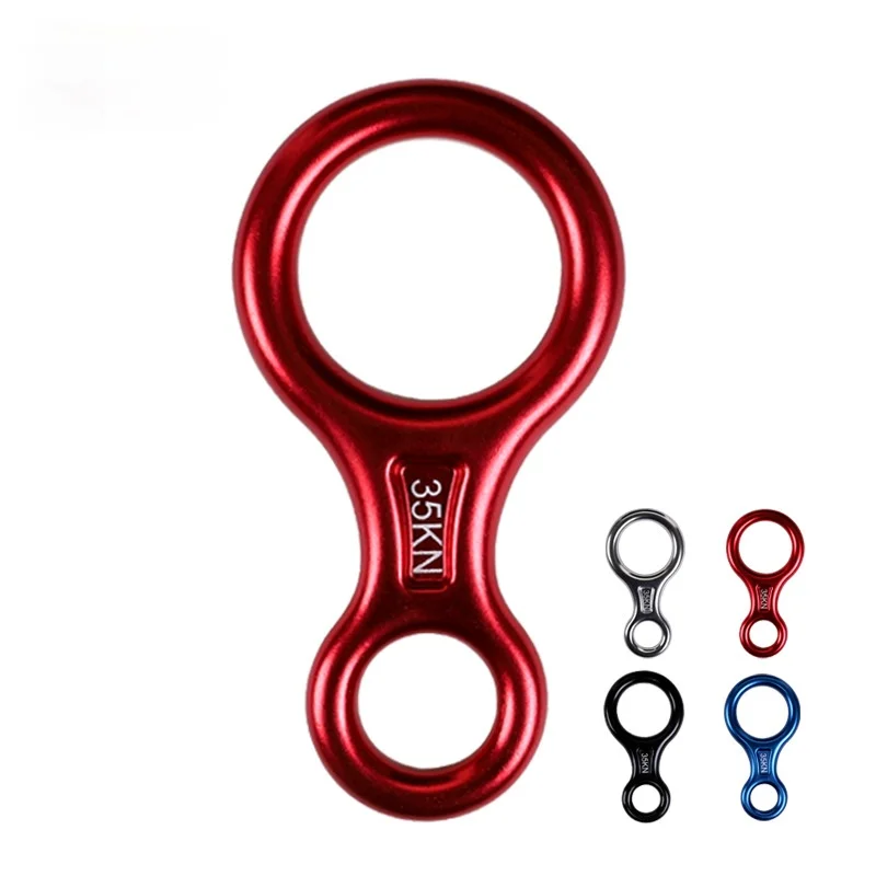 

Rappel Rock Climbing Gear Belay Descender Figure of 8 Aluminum 35kn/7500Lb