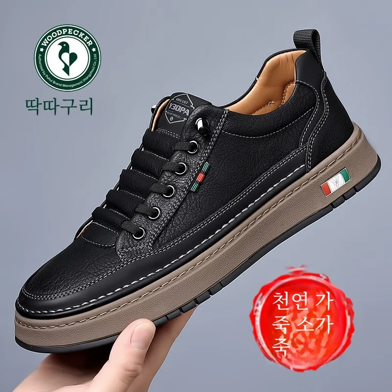 Мужская обувь Woodpecker новинка 2024 спортивные повседневные кроссовки мужские модные
