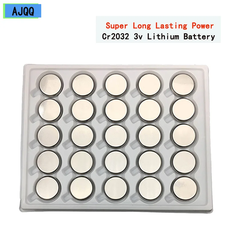 

150pcs CR2032 CR 2032 DL2032 ECR2032 BR2032 3V Lithium Battery for Watch Toy Calculator Car Remote Control Button Coin Cell