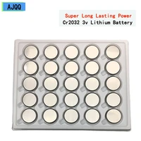 150pcs cr2032 cr 2032 dl2032 ecr2032 br2032 3v lithium battery for watch toy calculator car remote control button coin cell