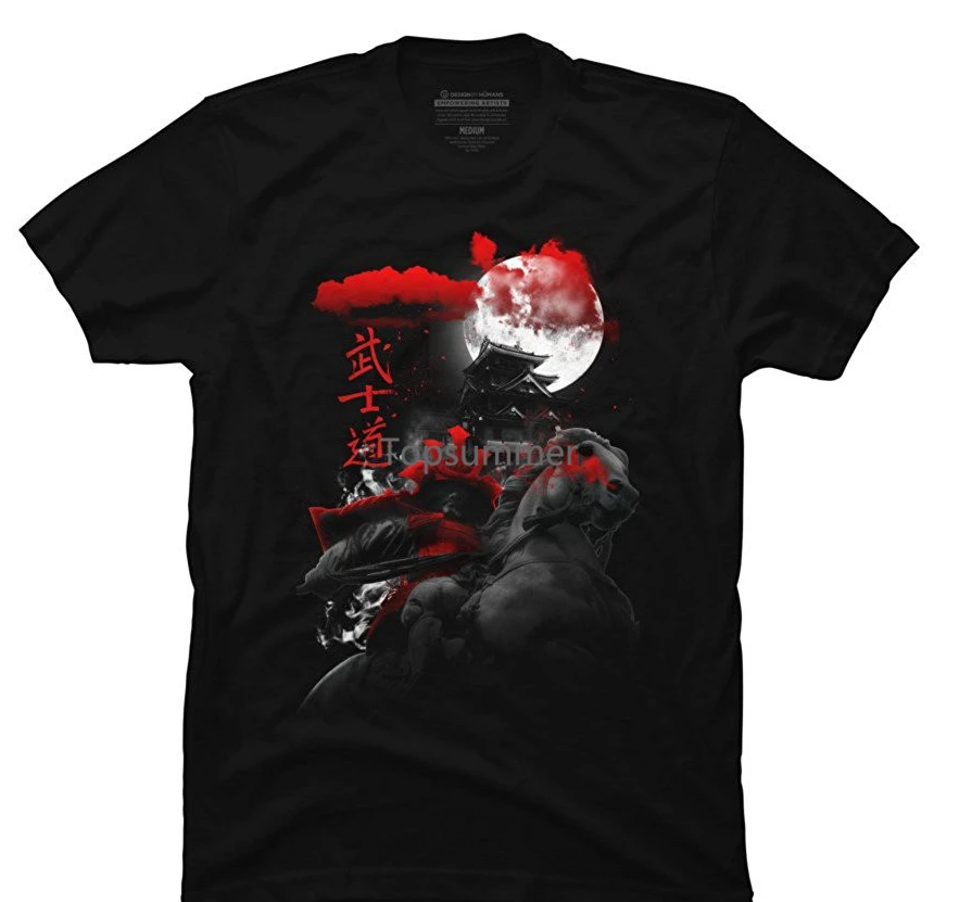 

Short Sleeves New Fashion T-Shirt Men Clothing Samurai Sentinel Men'S Graphic T Shirt