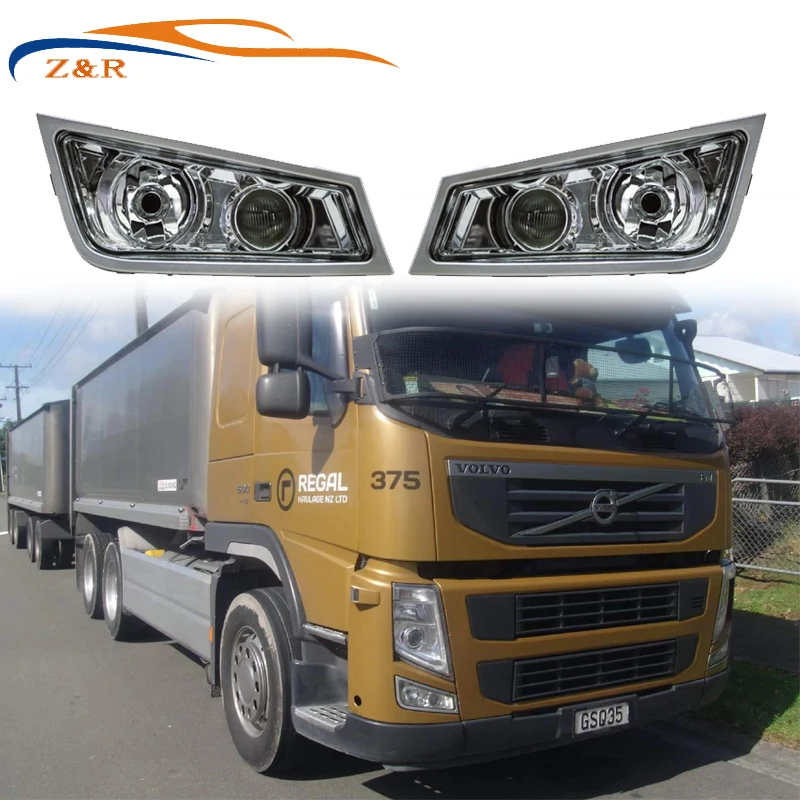 

2pcs left and right fog Lamp for volvo FH13 FH16 FM500 FH500 truck fog lamp 21297917 21297918 E APPROVE