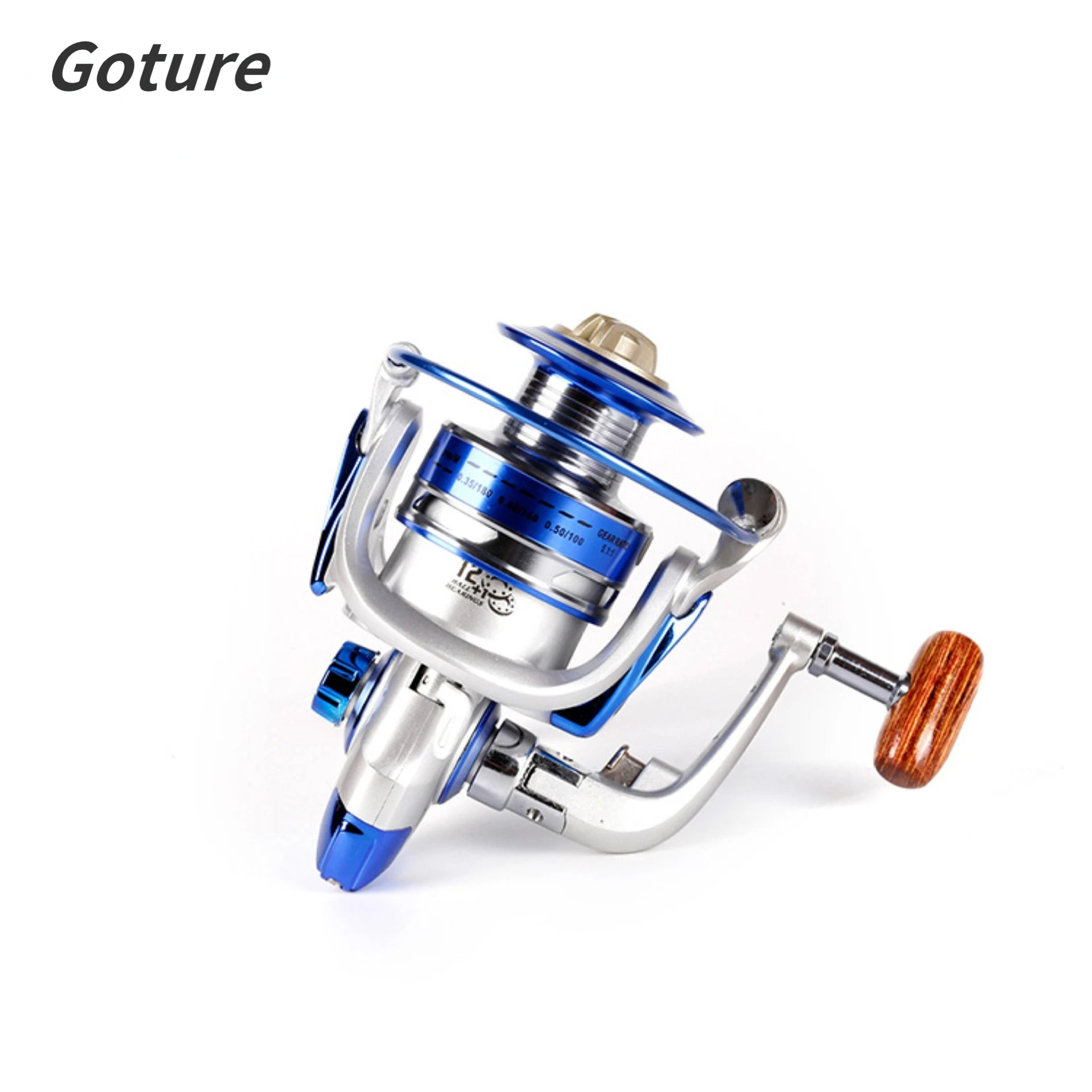 Goture Fishing Spinning Reel Metal Spool 5.2:1/4:7:1 Fishing Reel 2000/7000 Metal Line Carp Fishing Cup Sea Tackle Fishing Wheel
