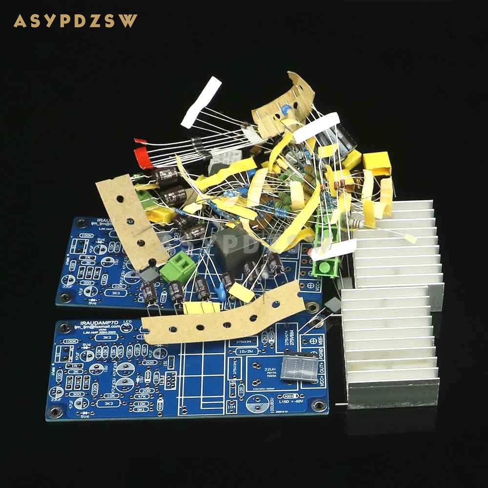 2-канальный L15D стерео IRAUDAMP7S IRS2092 IRFI4019H цифровой усилитель мощности DIY