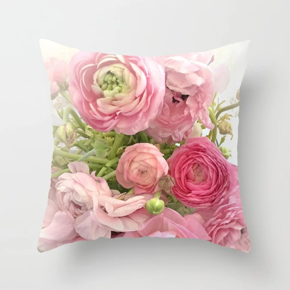 

Bedroom Pillowcase Cushion Cover 17.72X17.72inch 1pcs Sofa Flower Love