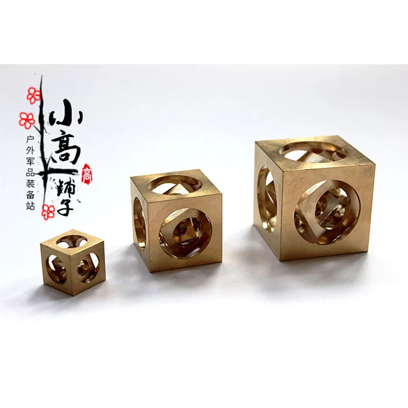 

Machining Square Ghost Ball with Brass Hand Lathe EDC Playing with Desktop Crafts Metal Ornaments