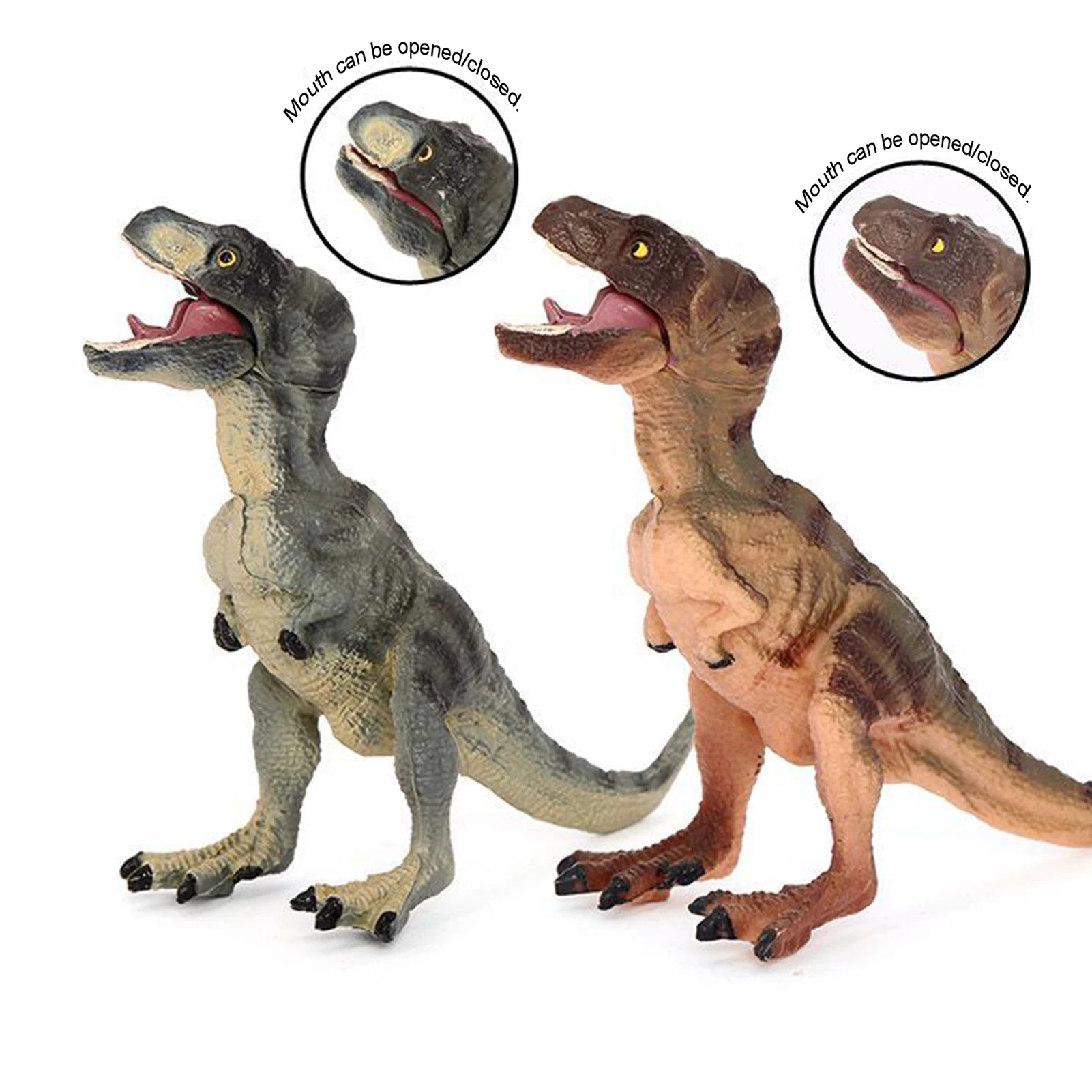 

Tyrannosaurus Rex Figure Educational Realistic Dinosaur Toys Prehistoric Animal Dinosaur Figurines With Open And Closed Mouth