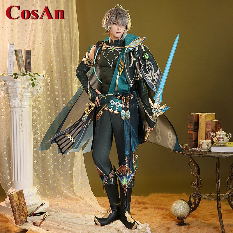 

CosAn Hot Game Genshin Impact Alhaitham Cosplay Costume Fashion Handsome Battle Uniform Activity Party Role Play Clothing