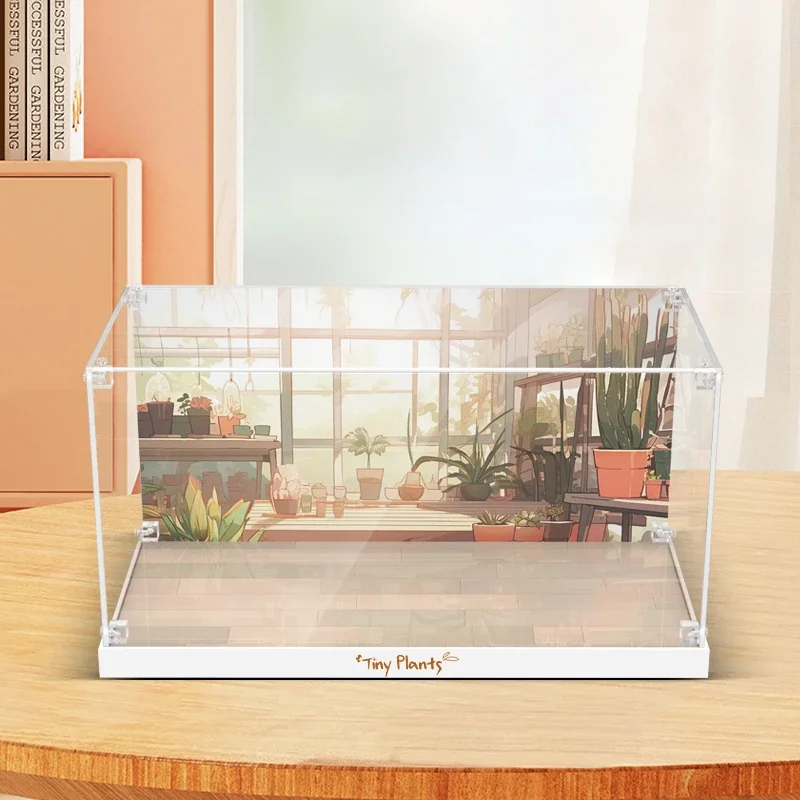 Акриловая витрина толщиной 3 мм для конструктора Lego 10329 миниатюрные растения