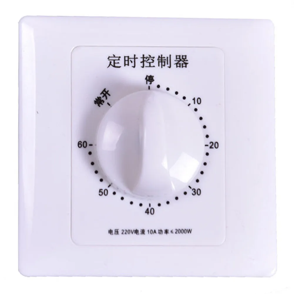 

15pcs Controller Mechanical Timer Swtich AC 220V 30/60/120 Minutes Intelligent Timer Switch Countdown High Power Timing