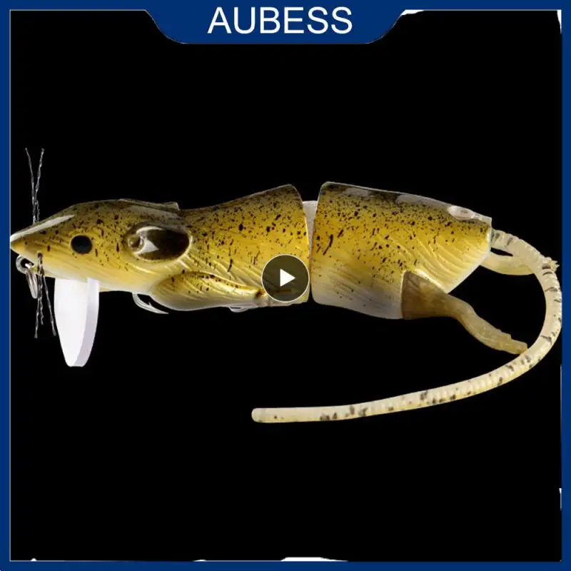 

Rat Tailed Bait Multi-section Mouse Lure Platic Artificial Rats Bait 3d Mouse Fishing Lures Hard Platic Mouse Lure Mouse Bait