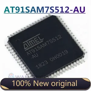 New original AT91SAM7S512-AU package QFP-64 8-bit microcontroller MCU single-chip microcomputer