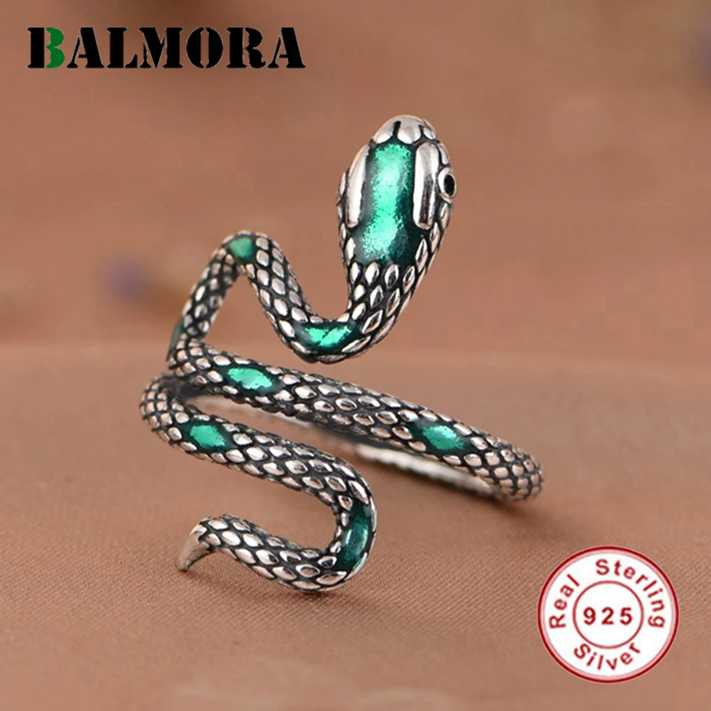 

Кольцо в виде змеи в виде животного, серебро 100% пробы