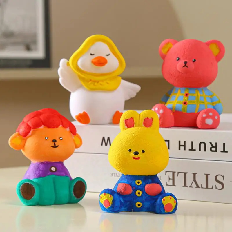 

Anti-fall Graffiti Toy Diy Hand-painted Night Light Hand-painted Lamp Childrens Handmade Toys Cat Graffiti Dinosaur