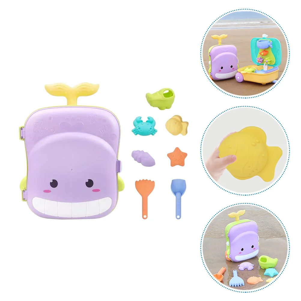 

Trolley Box Toy Sand Puzzle Toys Baby Plaything Summer Plastic Sands Kid Outdoor