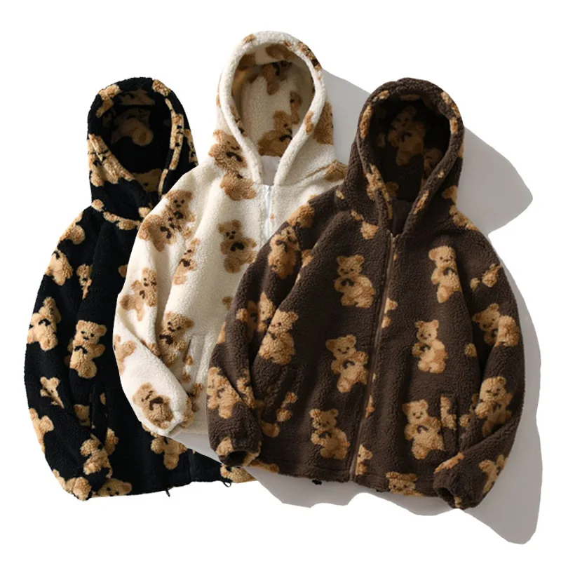 

Y2k Cold Coat Winter Jackets For Women2023 Promotion Female Windbreak Cold-proof Zipper Plush cartoon Parkas Down Coats Clothing