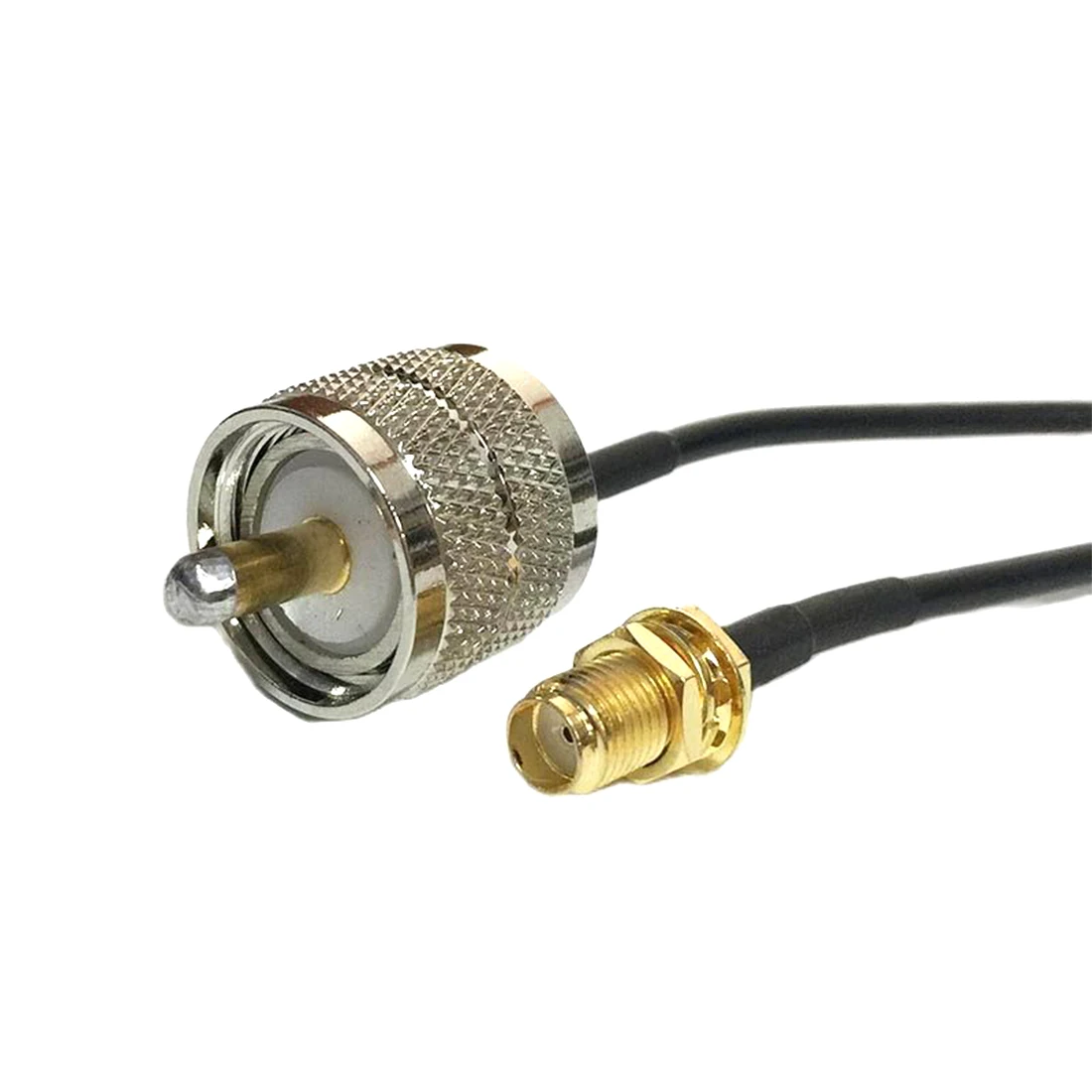 НОВЫЙ УВЧ штекер PL259 переключатель SMA гнездовая гайка RF коаксиальный кабель RG174