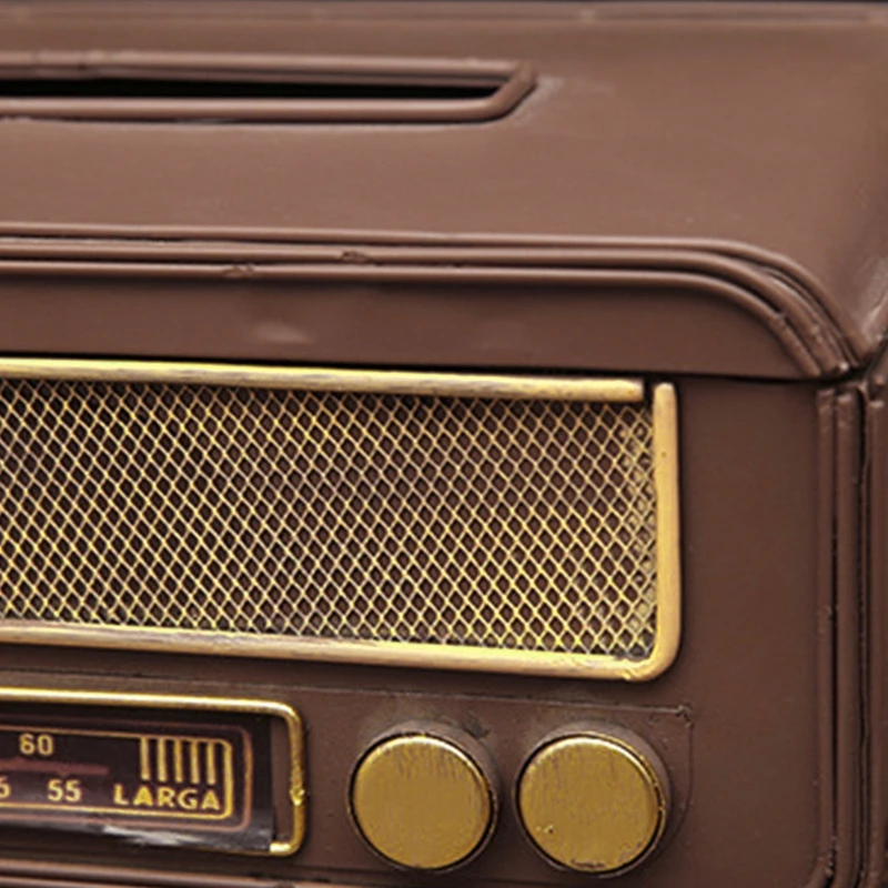 

Коробка для бумажных салфеток в ретро стиле, винтажный прямоугольный металлический Диспенсер Для Бумажных Салфеток радиоформы для кухни и ...