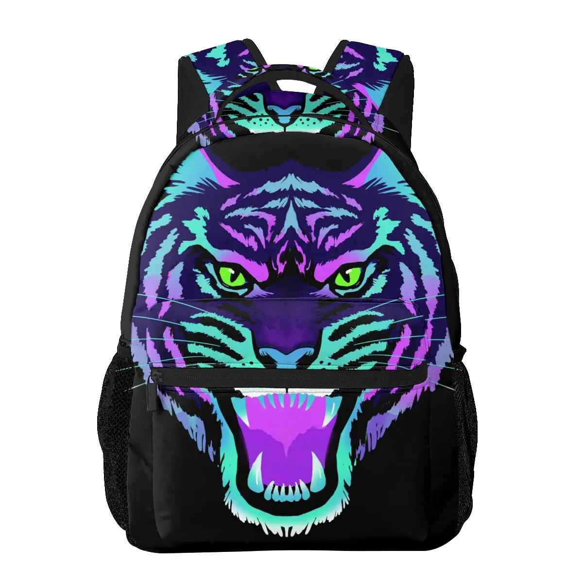 

Рюкзак в эстетике для девочек-подростков, школьный ранец для книг, Вместительная дорожная сумка с тигром