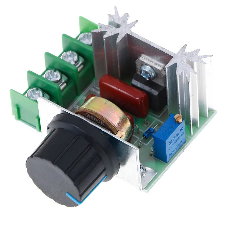 

1/2~50/100Pcs 2000W Imported Thyristor Voltage Regulator High-power Electronics Speed Light Temperature Regulator
