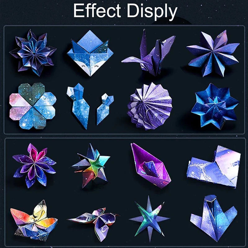50 двусторонних звездных рисунков искусственная бумага для рукоделия сделай сам