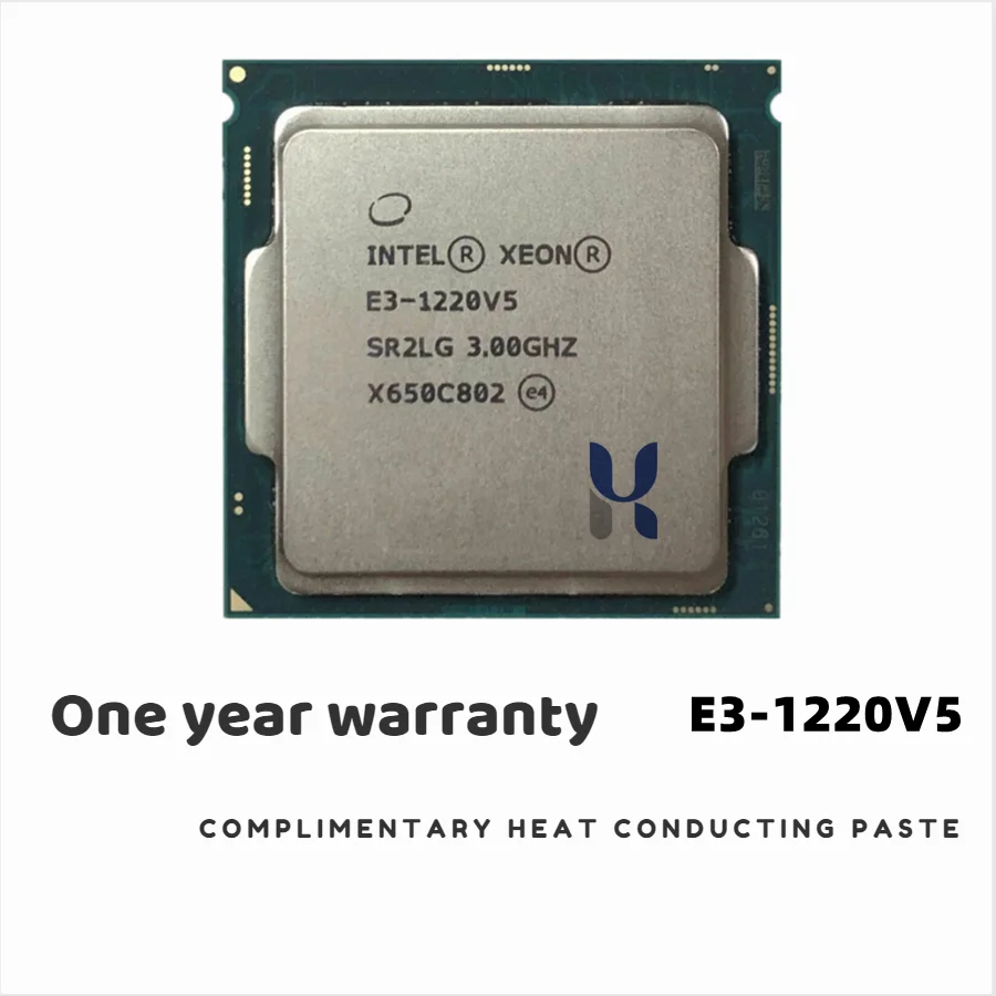 

Intel Xeon E3-1220 v5 E3 1220v5 E3 1220 v5 3.0 GHz Quad-Core Quad-Thread CPU Processor 80W LGA 1151